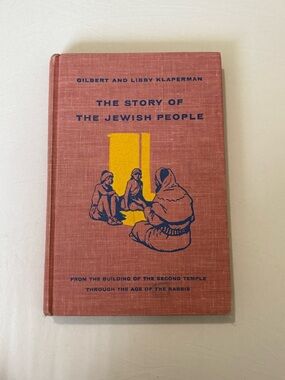 The Story of the Jewish People - Rust Red & Navy Cover